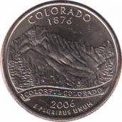  США  25 центов 2006.06.14 [KM# 384] Штат Колорадо