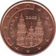  Испания  1 евроцент 2002 [KM# 1040] 