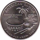  США  25 центов 2009.07.27 [KM# 448] Американское Самоа