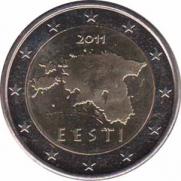  Эстония  2 евро 2011 [KM# New] 