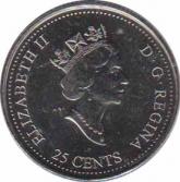  Канада  25 центов 1999.08.27 [KM# 350] Сентябрь - Канада глазами ребенка. 