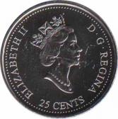  Канада  25 центов 1999 [KM# 353] Декабрь - Это - Канада. 