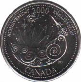  Канада  25 центов 2000 [KM# 381] Март - Достижения. 