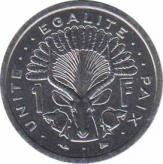  Джибути  1 франк 1999 [KM# 20] 
