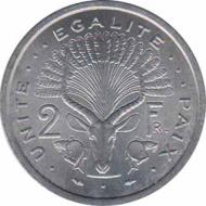  Джибути  2 франка 1977 [KM# 21] 