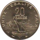  Джибути  20 франков 1999 [KM# 24] 