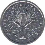  Джибути  2 франка 1999 [KM# 21] 
