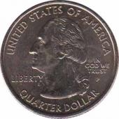  США  25 центов 2008.01.28 [KM# 421] Штат Оклахома
