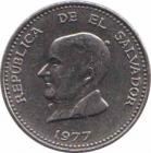  Сальвадор  50 сентаво 1977 [KM# 140.2] 