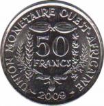  Западно-Африканские Штаты  50 франков 2009