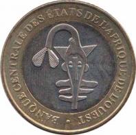  Западно-Африканские Штаты  500 франков 2005 [KM# 15] 