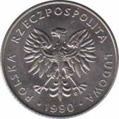  Польша  20 злотых 1990 [KM# 153.2] 