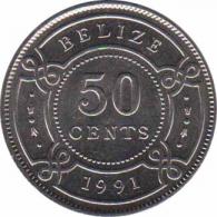  Белиз  50 центов 1991 [KM# 37] 