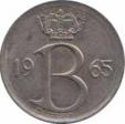  Бельгия  25 сантимов 1965 [KM# 153.1] 