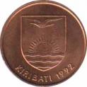  Кирибати  1 цент 1992 [KM# 1] 