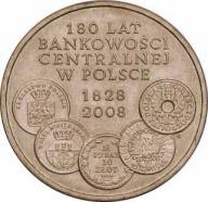  Польша  2 злотых 2009 [KM# 675] 180-летие банковского дела в Польше