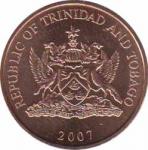  Тринидад и Тобаго  5 центов 2007 [KM# 30] 