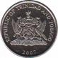  Тринидад и Тобаго  25 центов 2007 [KM# 32] 