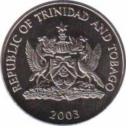  Тринидад и Тобаго  50 центов 2003 [KM# 33] 