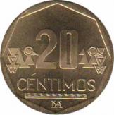  Перу  20 сентимо 2008 [KM# 306.4] 