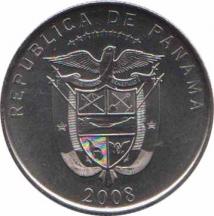  Панама  1/2 бальбоа 2008 [KM# 129] 