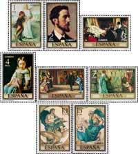 Испания  1974 «День почтовой марки. Живопись. Эдуардо Росалес (1836-1873)»