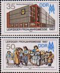 ГДР  1987 «Лейпцигская весенняя ярмарка»
