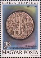 Медная монета (1172-1196) короля Белы III (1145- 1196). Аверс