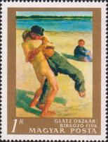 Оскар Глац (1872-1958). «Борющиеся мальчики» (1901)