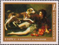 Педро Нуньес (1639-1700). «Мальчик с корзиной яблок и собаками» (конец XVII в.)