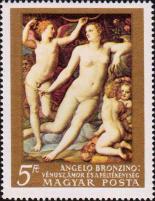 Анджело Бронзино ди Козимо (1503-1572). «Венера, Амур и Ревность» (около 1540)