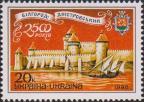 Изображение части средневековой крепости (по макету) Белгород-Днестровского