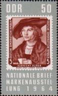 Изображение почтовой марки ГДР 1955 года
