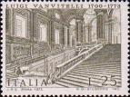 Лестница в королевском двореце в Казерте по проекту Луиджи Ванвителли (1700-1773)