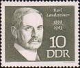 Ученый-серолог, лауреат Нобелевской премии (1930) Карл Ландштейнер (1868-1943), Австрия. К 100-летию со дня рождения