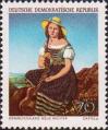 Луи Антон Готтлоб Кастелли (1805-1849). «Девушка с гитарой» (масло, холст, 1830)