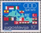 Средиземное море и флаги стран участниц