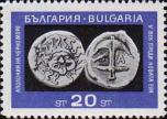 Монета, выбитая в городе Аполлония (V в. до н. э.)