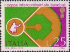 Стилизованное изображение бейсбольного поля