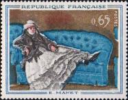 «Мадам Мане на голубом диване». Эдуард Мане (1832-1883)