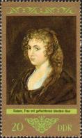 «Портрет женщины с белокурыми волосами». По картине фламандского живописца Питера Пауэла Рубенса (1577-1640)