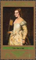 «Портрет дамы в белом» (ок. 1555 гю). По картине итальянского живописца Тициано Вечеллио (ок 1476/77 или 1489/90-1576)