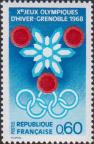 Эмблема Х зимних Олимпийских игр