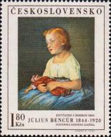 Юлиус Бенкур (1844-1920). «Девочка с куклой» (1863 г.)
