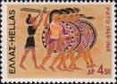 Гоплиты и флейтист (изображение с коринфского кувшина, ок. 630 г. до н.э)