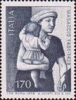 Женщина с ребенком. Фрагмент фрески Мазаччо (1401-1428)
