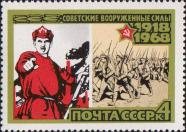 Части молодой Красной Армии. По плакату Д. Моора (1883–1946) «Ты записался добровольцем?» (1920)