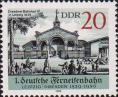 Дрезденский вокзал в Лейпциге (1839 г.)