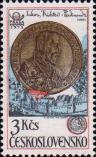 Братиславская коронационная медаль «Фердинанд-I» (1563 г.). Вид средневекового города-крепости