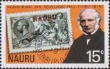 Роуленд Хилл, почтовая марка Науру